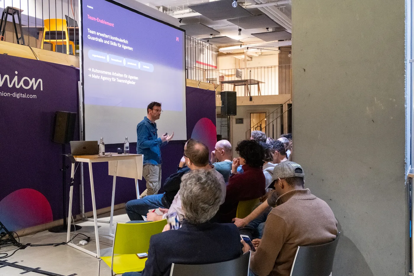 David Seibert präsentiert Team-Enablement mit Claude Code