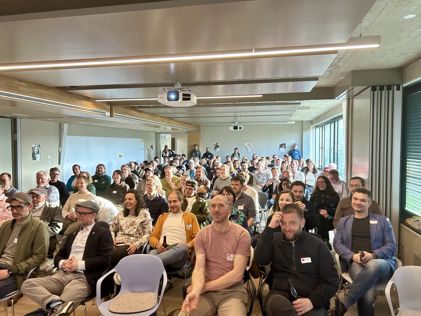 Volles Haus bei Codecentric – Publikum bei den Lightning Talks