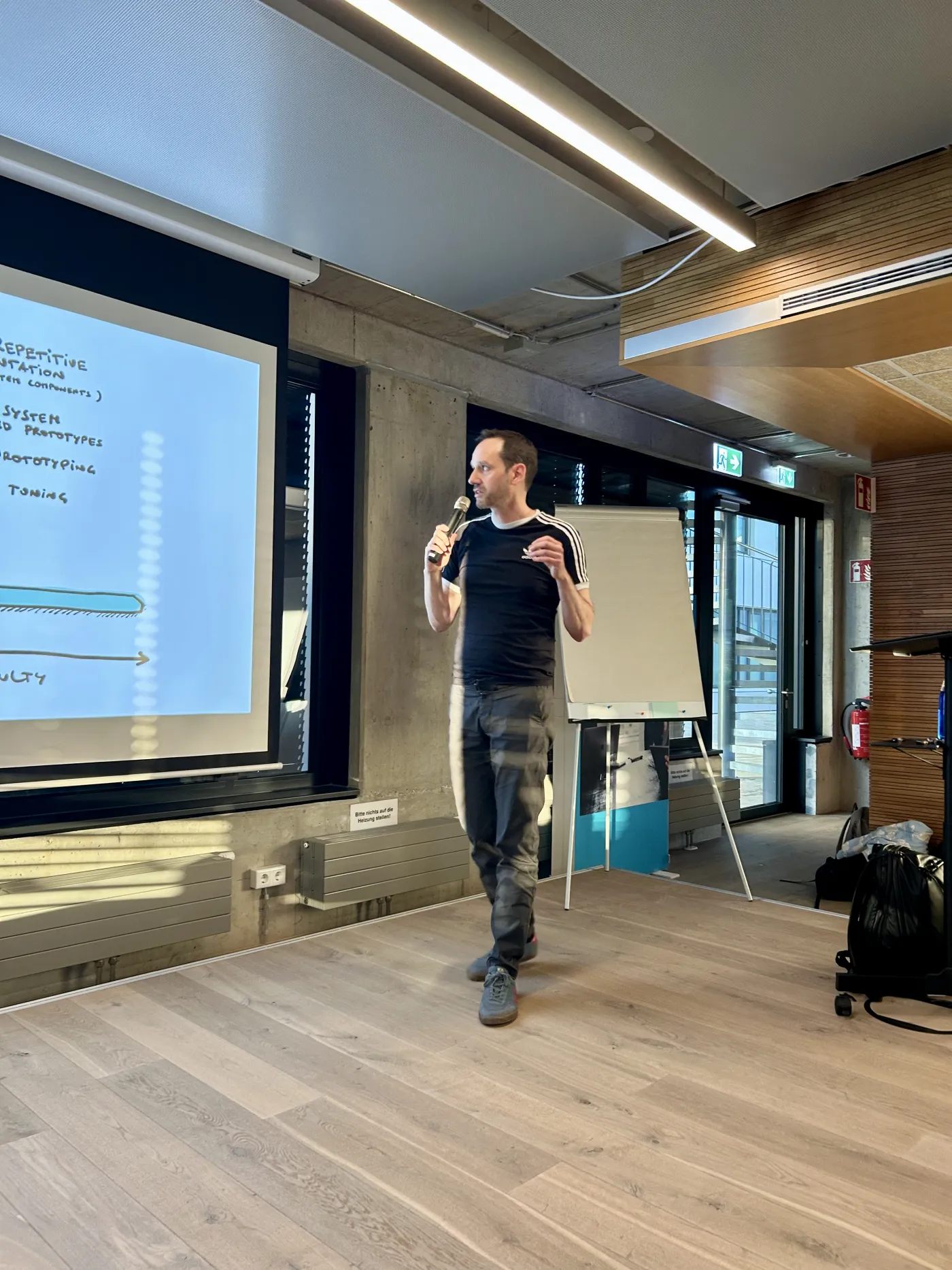 Lightning Talk mit handgezeichneten Slides bei Codecentric