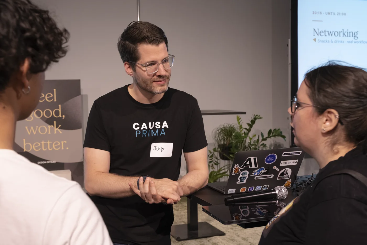 Networking beim Claude Code Meetup München #6