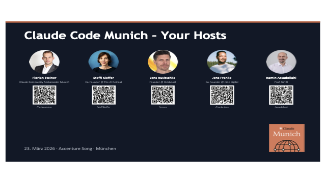 Slides: Welcome – Claude Code Meetup Munich #3