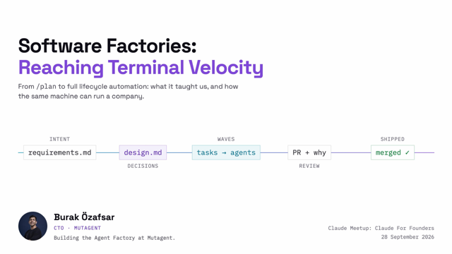 Slides: Software Factories: Reaching Terminal Velocity